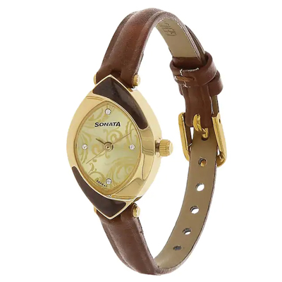 "Sonata Ladies Watch 8069YL03 - Click here to View more details about this Product